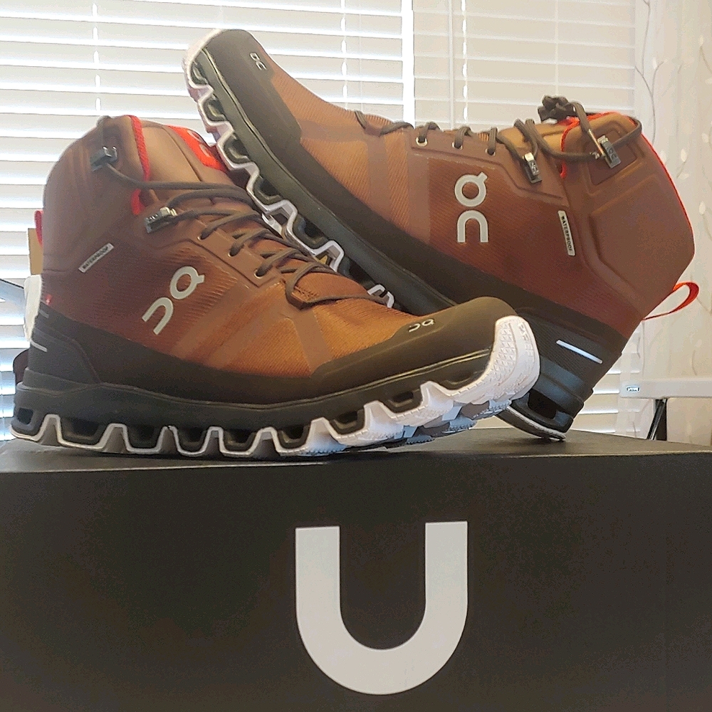 On Cloudrock Waterproof Hiking Boots